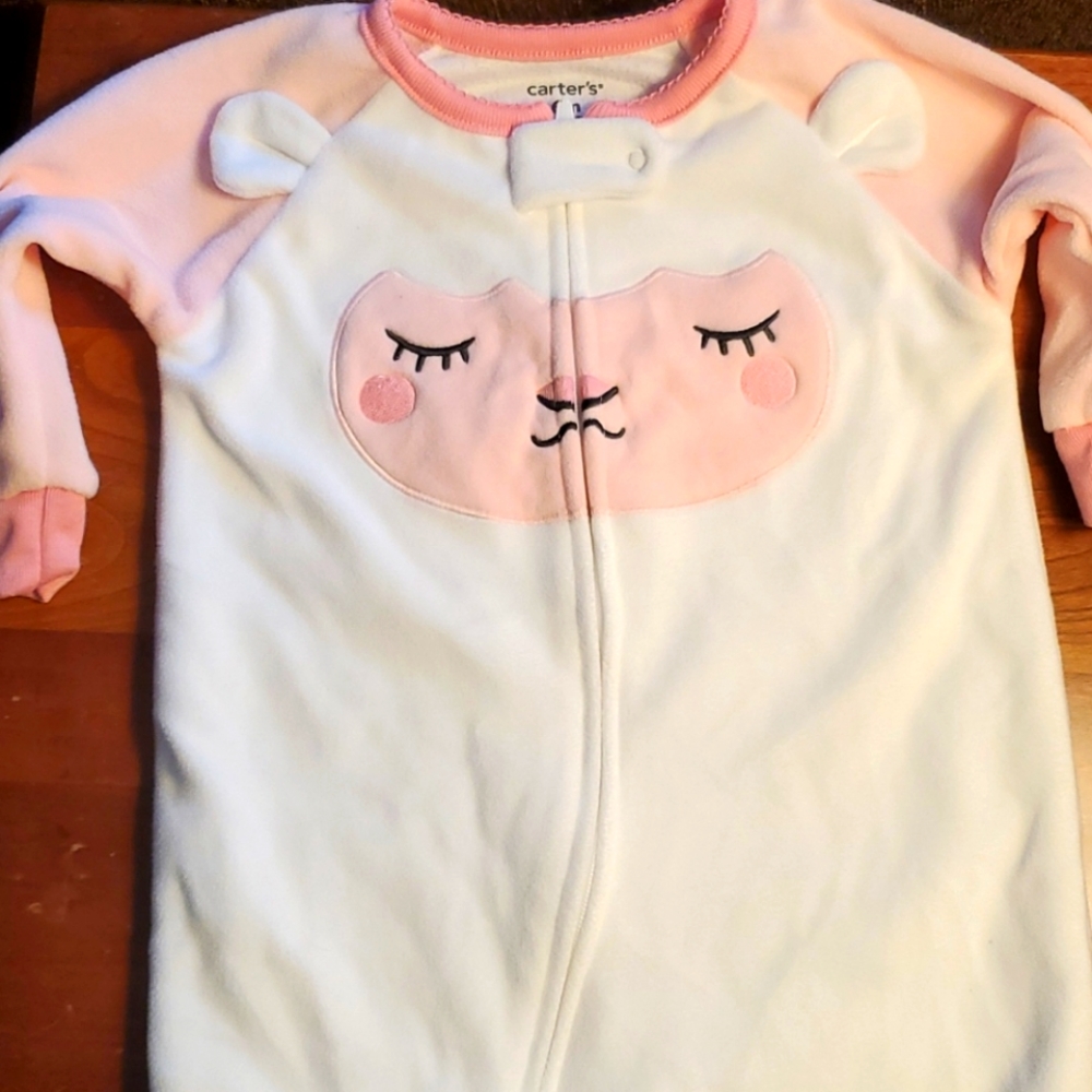 Fleece footed onsie